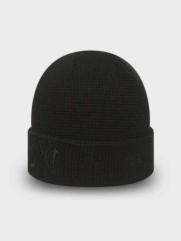 Čepice New Era Essential Waffle Knit NEYYAN Černá