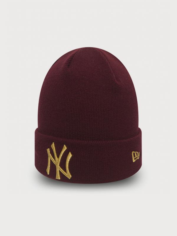 Čepice New Era Wmn MLB Ess Cuff Knit NEYYAN Červená