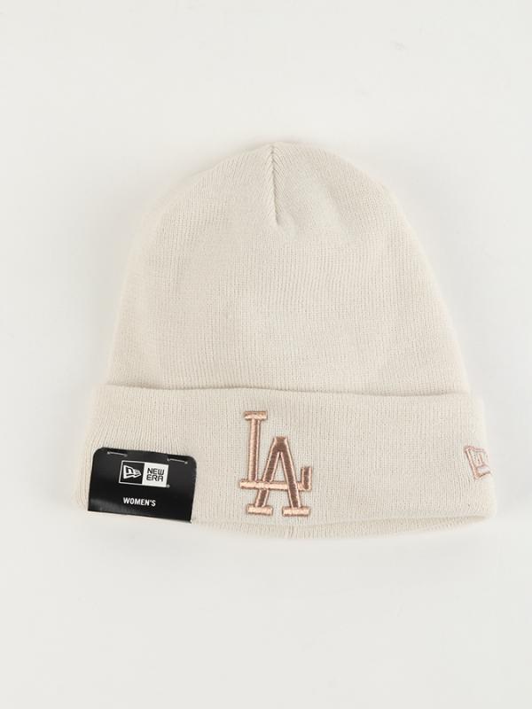Čepice New Era Wmn MLB Ess Cuff Knit LOSDOD Bílá