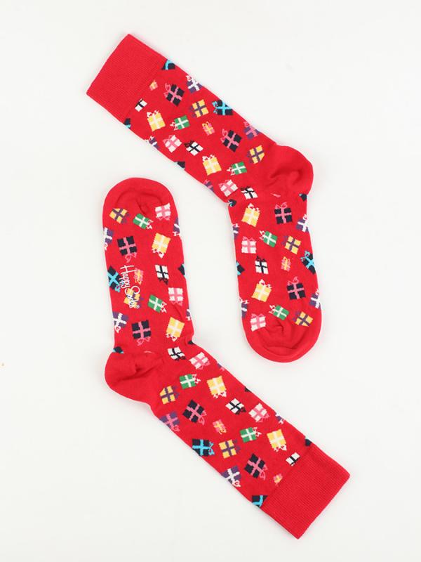 Ponožky Happy Socks GIF01-4000 Červená