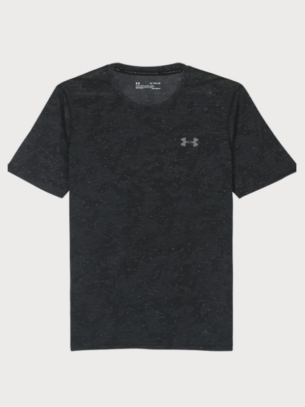 Tričko Under Armour Threadborne Ftd Printed SS Černá