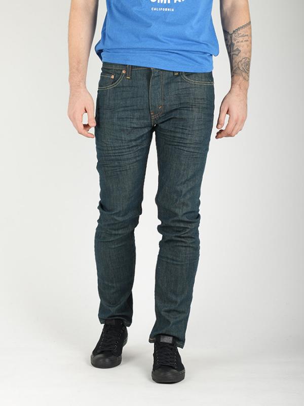 Džíny LEVI'S 508 REGULAR TAPER FIT RINSED PLAYA Barevná