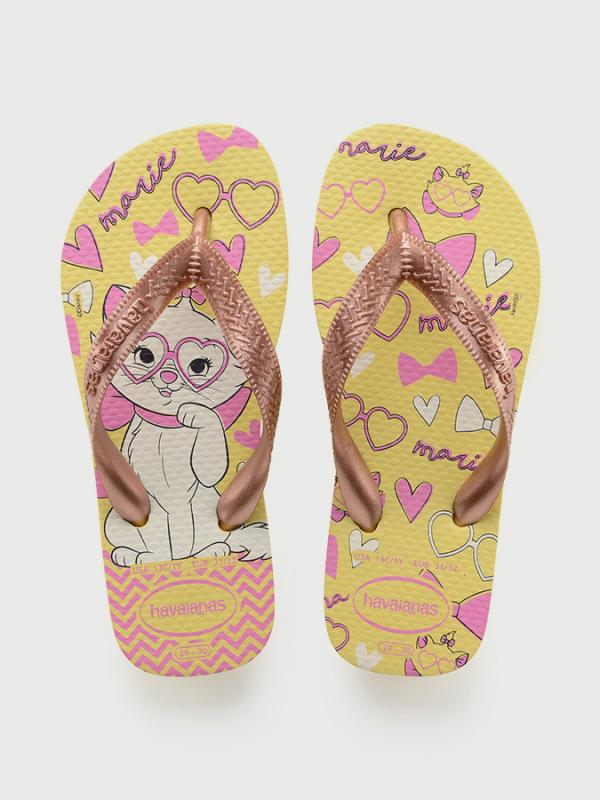 Žabky Havaianas Kids Top Marie Pollen Yellow Barevná