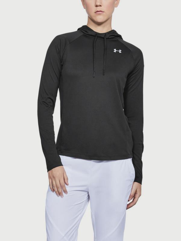 Tričko Under Armour Tech LS Hoody 2.0 - Solid Černá