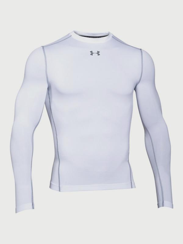 Kompresní tričko Under Armour Coldgear Crew Bílá