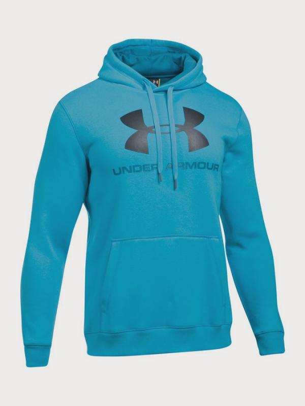 Mikina Under Armour Rival Fitted Graphic Hoodie Černá