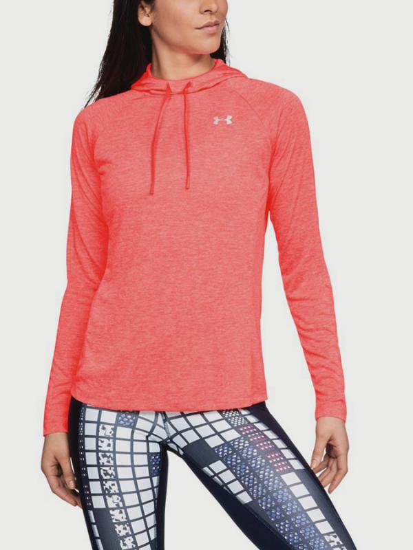 Mikina Under Armour Tech LS Hoody 2.0- Twist Růžová