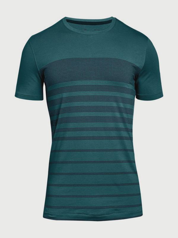 Tričko Under Armour Sportstyle Stripe Tee Zelená