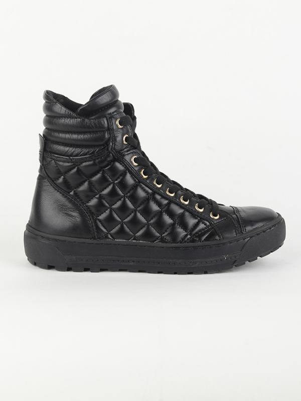 Boty Primadonna Calzatura Sneakers Pelle Nero Černá