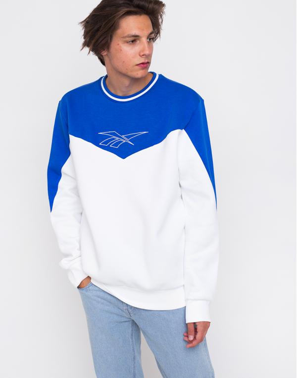Reebok Classics Vector Crew White / Vital Blue M