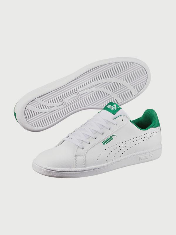 Boty Puma Smash Perf White-Verdant Green Bílá
