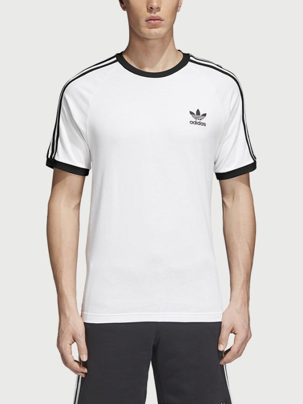 Tričko adidas Originals 3-Stripes Tee Bílá