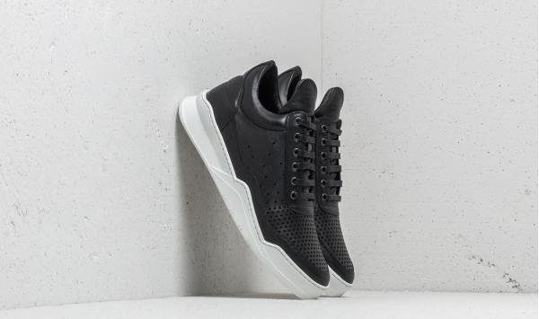 Filling Pieces Low Top Ghost Gardient Perforated Black/ White