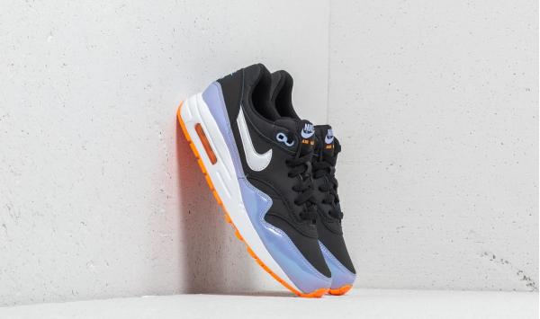 Nike Air Max 1 (GS) Black/ White-Twilight Pulse