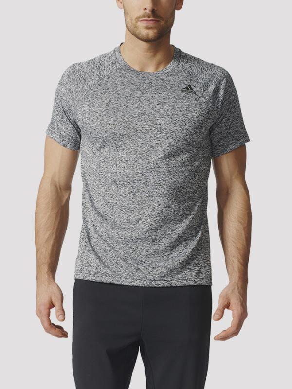 Tričko adidas Performance D2M TEE HT Šedá