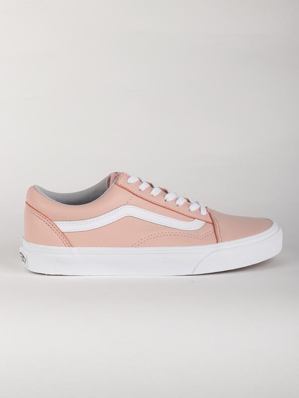 Boty Vans Ua Old Skool (Leather) Ox Růžová