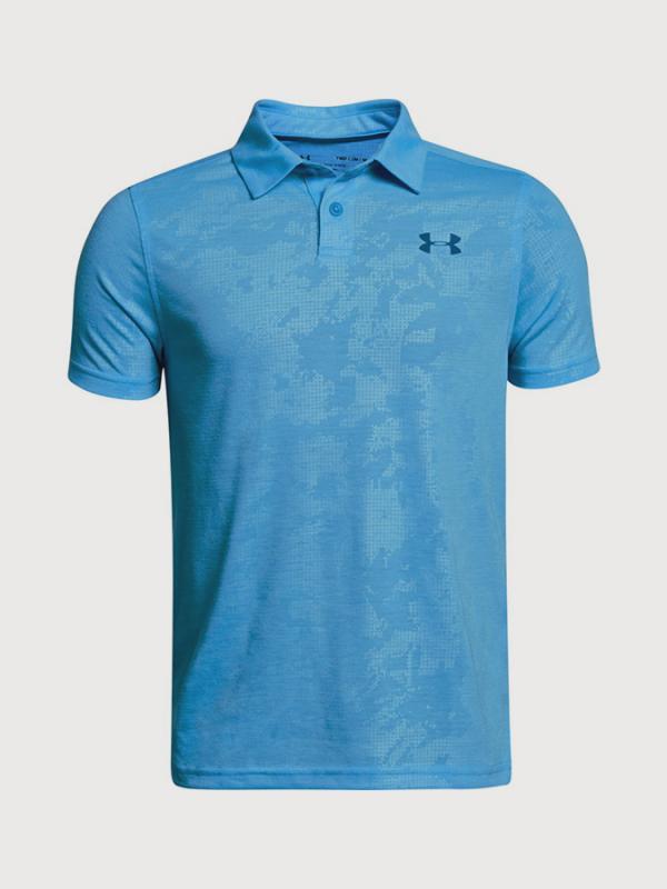 Tričko Under Armour Threadborne Polo Modrá