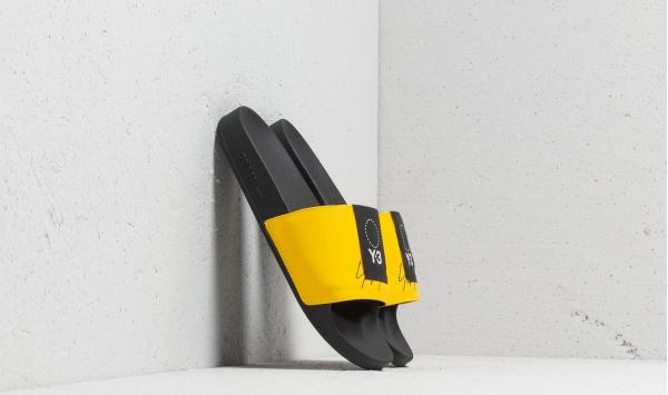 Y-3 Adilette Yellow/ Black/ Yellow