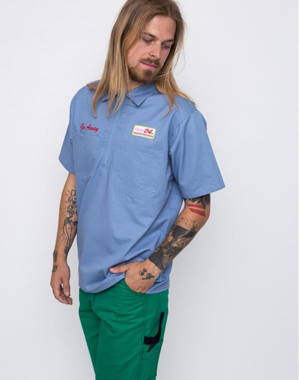 Lazy Oaf Sailey 1/2 Zip Blue M