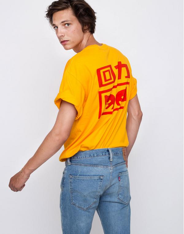 Obey Warrior Shanghai Tee Gold XL