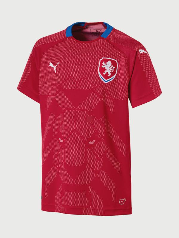 Tričko Puma CZECH Kids Home Replica Červená