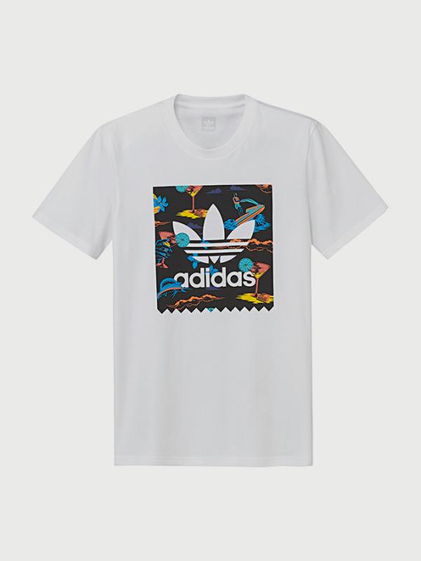 Tričko adidas Originals Bb Resort Tee Bílá