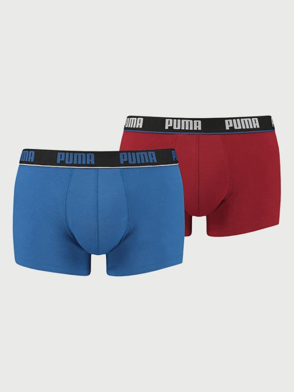 Boxerky Puma Basic Stripe Elastic Trunk 2 Pack Barevná