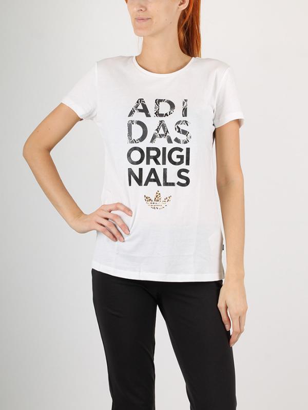 Tričko adidas Originals LE ANIMAL TEE Bílá