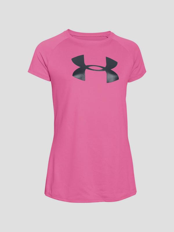 Tričko Under Armour HeatGear Solid Big Logo SS T Růžová