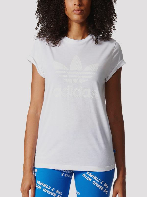 Tričko adidas Originals GRAPHIC TEE Bílá