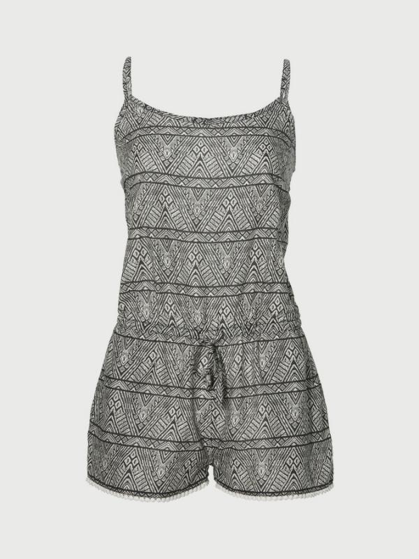 Overal O´Neill Lw Beach Print Playsuit Šedá