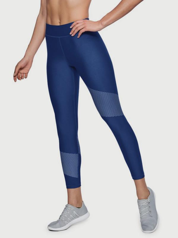 Kompresní legíny Under Armour Heatgear Graphic Ankle Crop Modrá