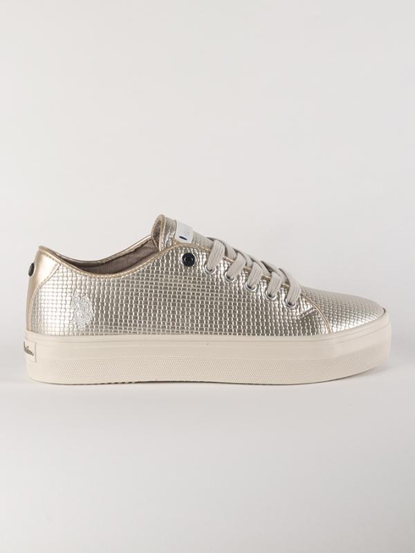 Boty U.S.Polo Ronda1 Woven Stříbrná