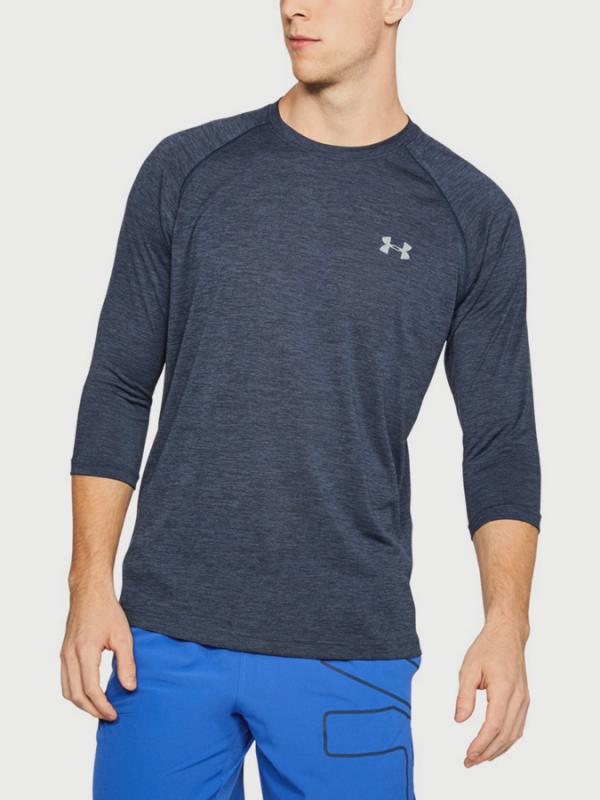 Tričko Under Armour Tech Power Sleeve Modrá