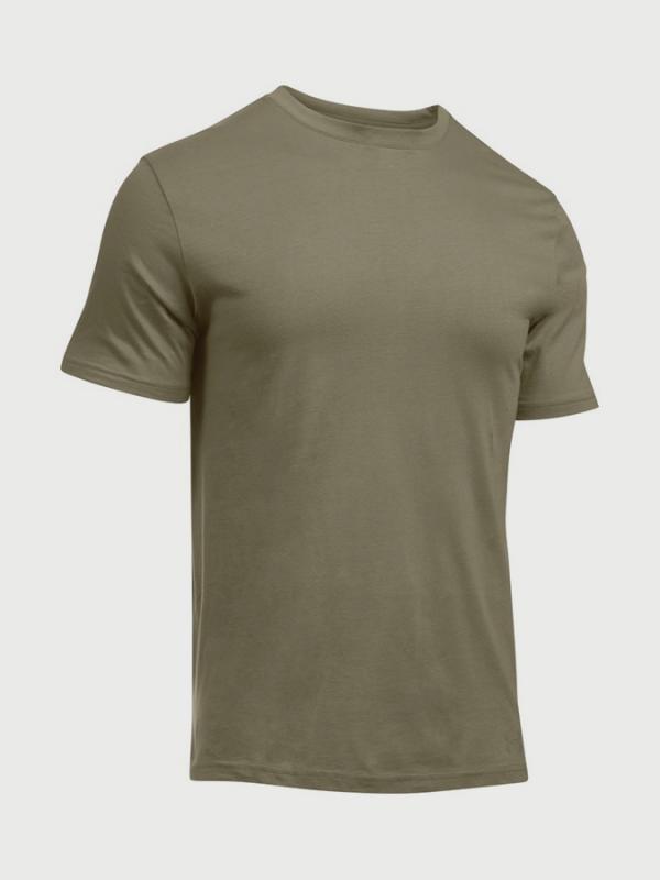 Tričko Under Armour Tac Charged Cotton T Hnědá