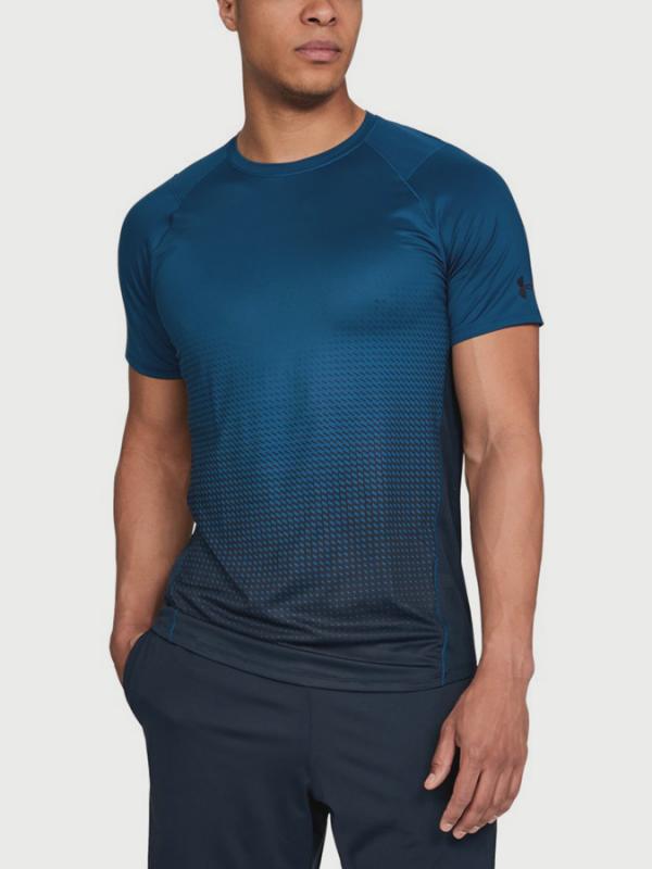 Tričko Under Armour Raid 2.0 Dash Fade SS Modrá