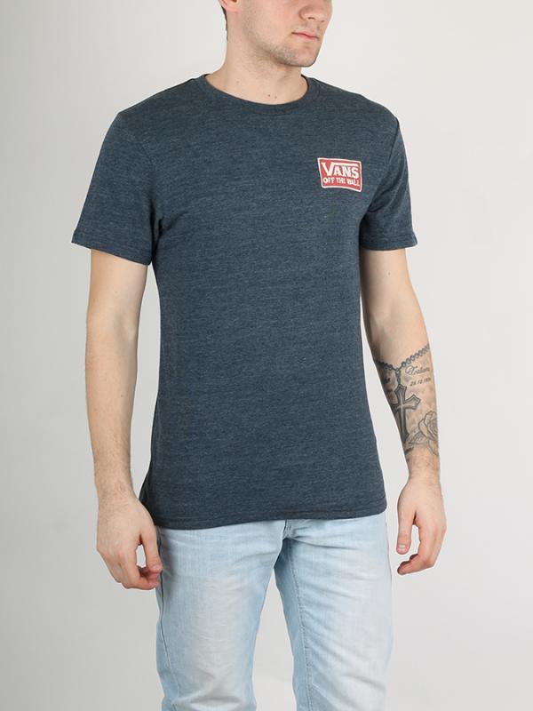 Tričko Vans Mn Shaping Triblend Navy Heather Modrá