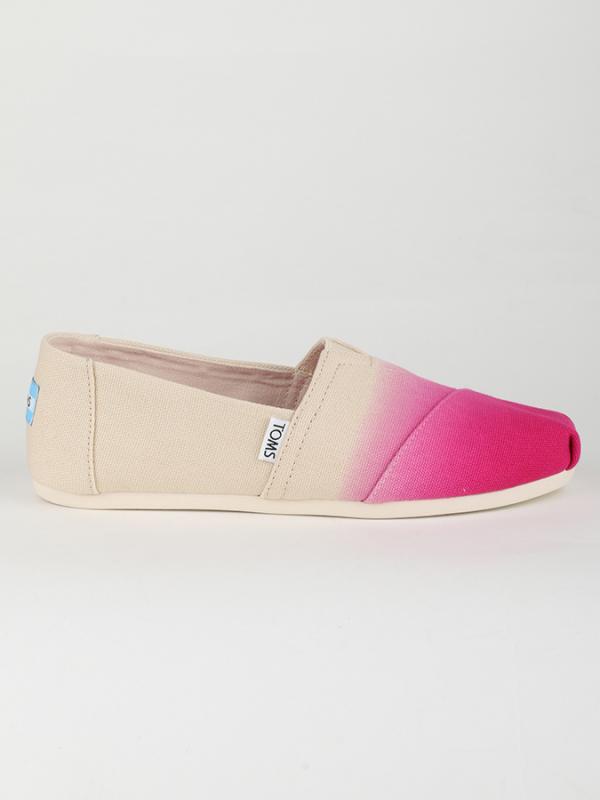 Boty Toms FUCHSIA DIP DYE WM ALPR ESP Barevná