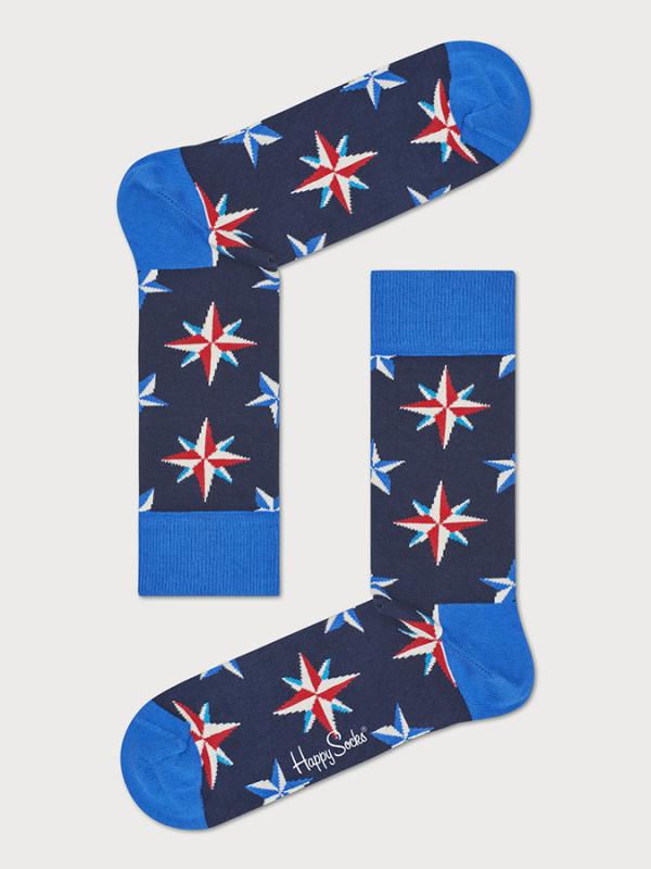 Ponožky Happy Socks Nautical Star Sock Barevná
