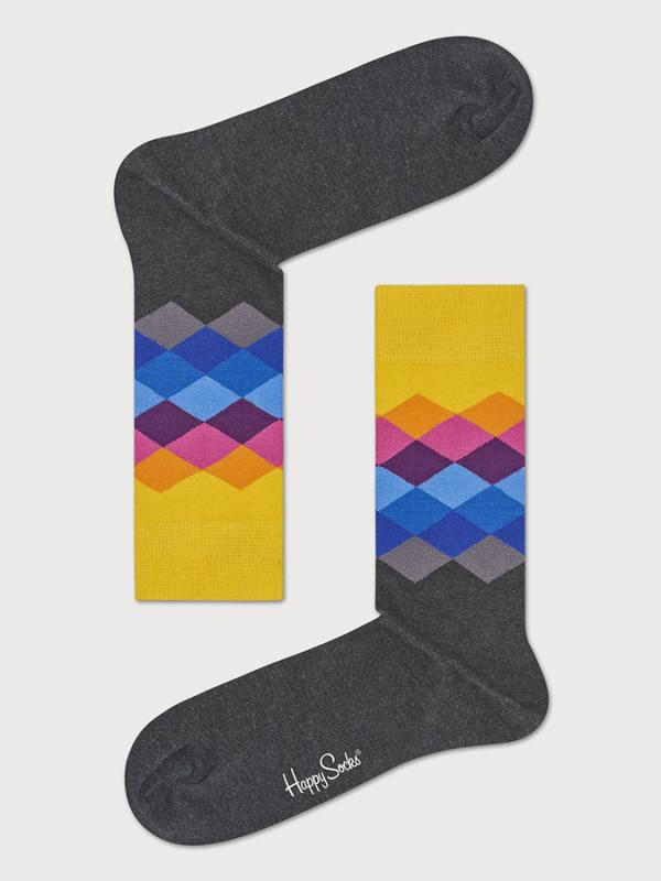 Ponožky Happy Socks Faded Diamond Sock Barevná
