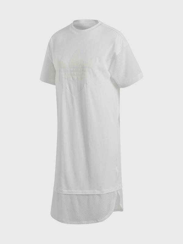 Šaty adidas Originals Clrdo Tee Dress Bílá