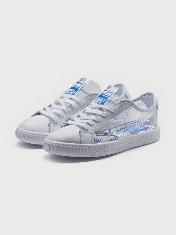 Boty Puma Clyde Clear SM Bílá