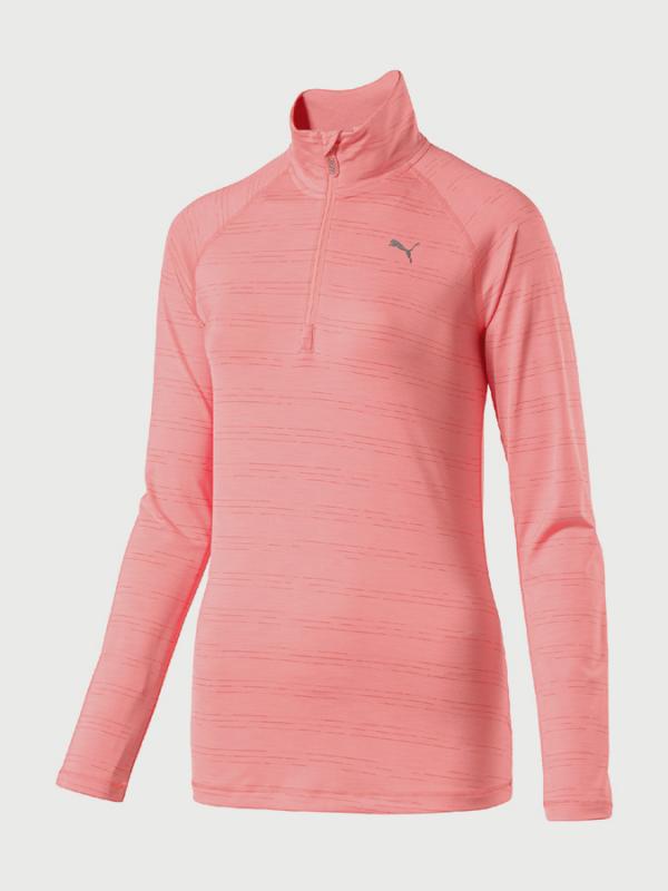 Tričko Puma Core-Run L S HZ Top W Růžová