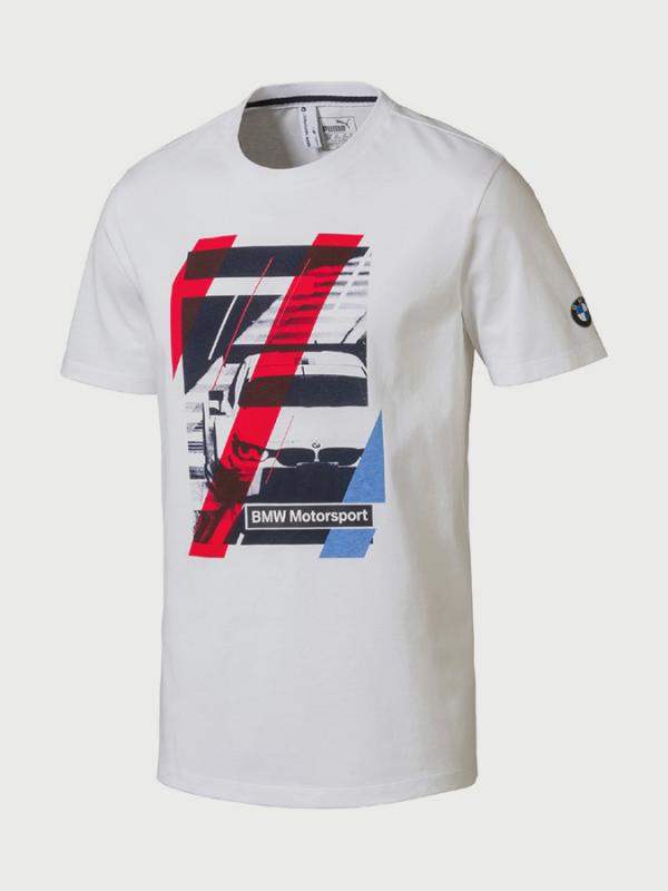 Tričko Puma BMW MS Graphic Tee Bílá