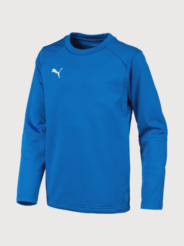 Mikina Puma LIGA Training Sweat Jr Modrá