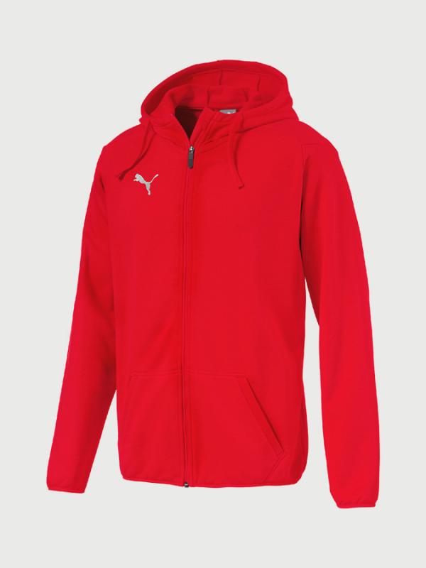 Mikina Puma LIGA Casual Hoody Jacket Červená