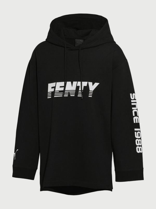 Mikina Puma LS GRAPHIC HOODIE Černá