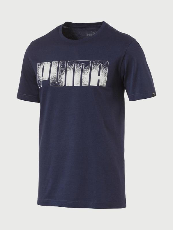 Tričko Puma Brand Tee Modrá