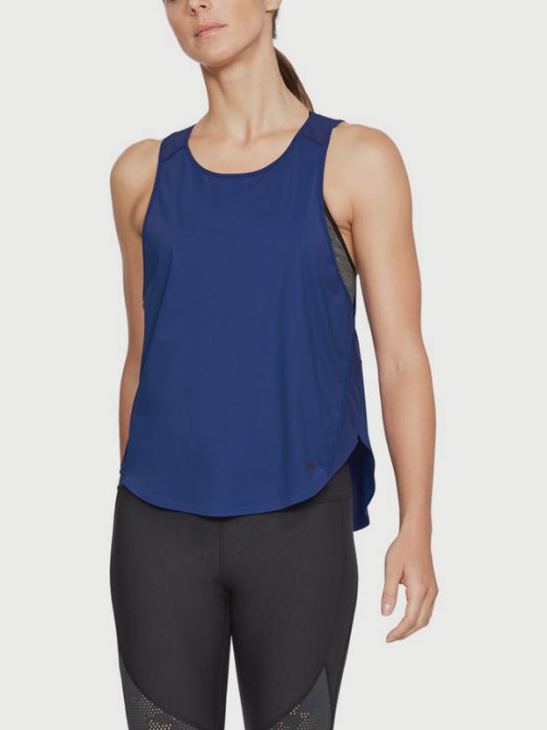 Tílko Under Armour Vivid Key Hole Back Tank Modrá