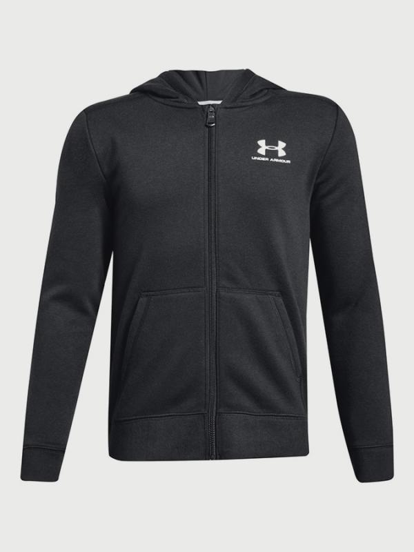 Mikina Under Armour EU Cotton Fleece Full Zip Černá